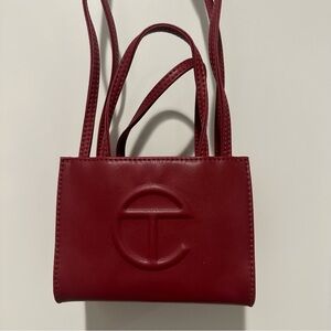 Telfar small shopping bag OXBLOOD!